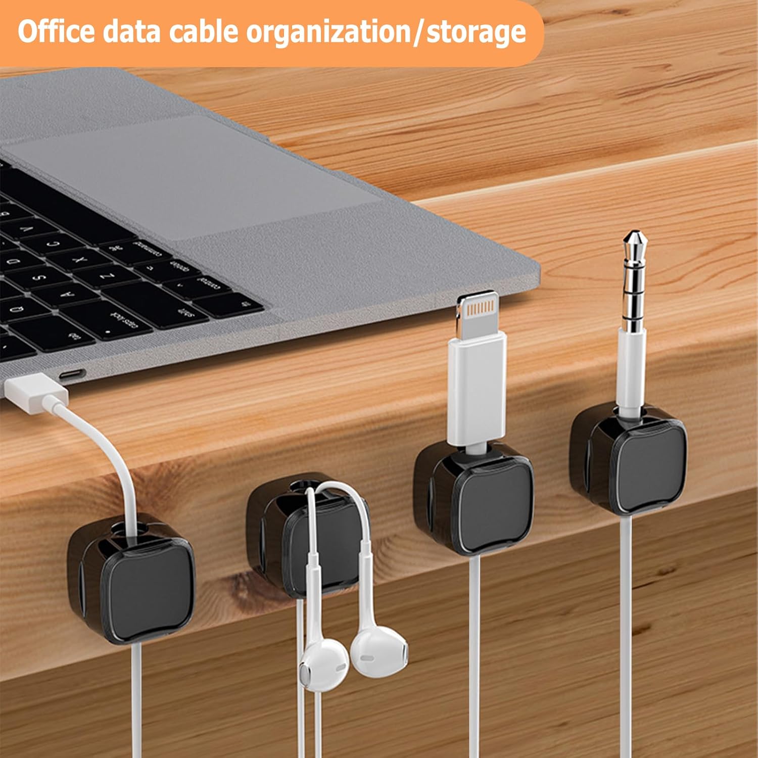 Organizador de cables (6 piezas)